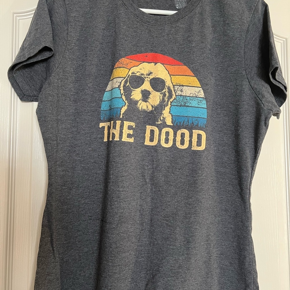 Graphic Dog Print Women's Top - Picture 2 of 2